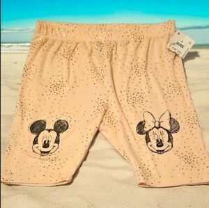 Disney Mickey and Minnie Sparkle Shorts size 12 NWT